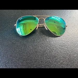 Ray-Ban Aviator Flash Lens (Green)